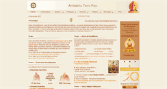 Desktop Screenshot of amitabha-terre-pure.net