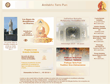 Tablet Screenshot of portail.amitabha-terre-pure.net